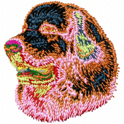 Dogs Embroidery Design 7 Dogs Embroidery Design 7